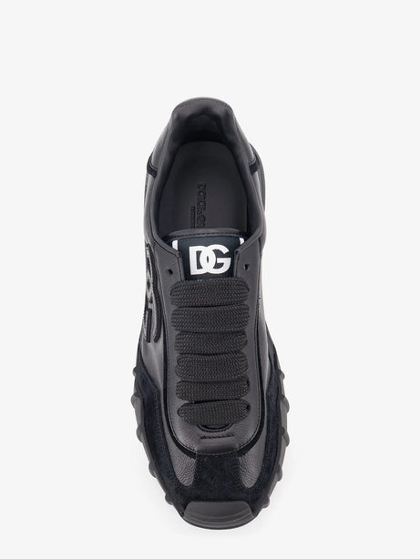 Dolce & Gabbana DG Athletic leather sneakers - Nero/Nero