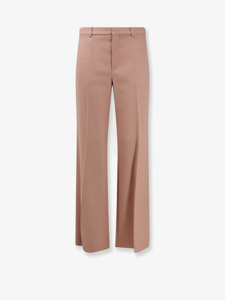 Chloe' Cotton trousers - Coffee Pink