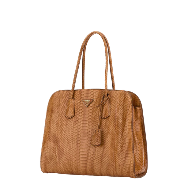 Shopping Bag Leather Shopping Bag - Naturale