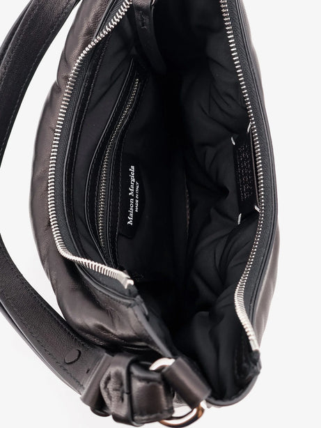 Maison Margiela Glam Slam Leather Shoulder Bag - Black
