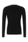 Black Crew Neck Knit In Viscose Blend