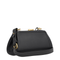 Ascot Cow Leather Frame Bag - Black