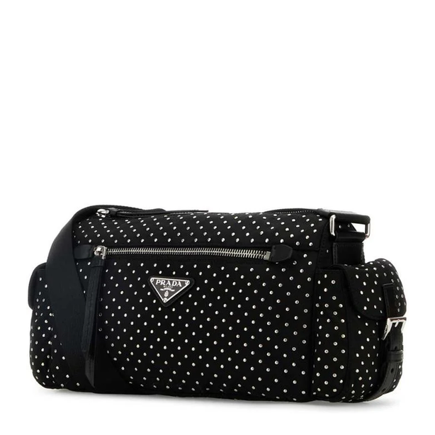 Re-Nylon Small Nylon Bag - Black