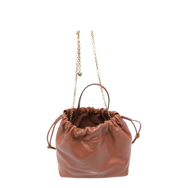 Icons Small Smooth Nappa Lambskin Shoulder Bag - Blushy Brown