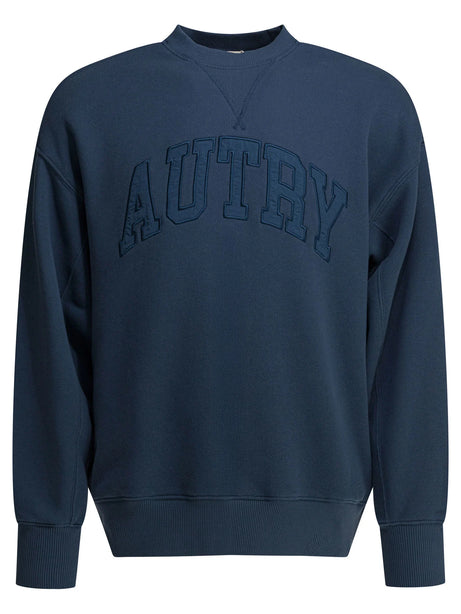Autry Crewneck sweatshirt with logo - Blue