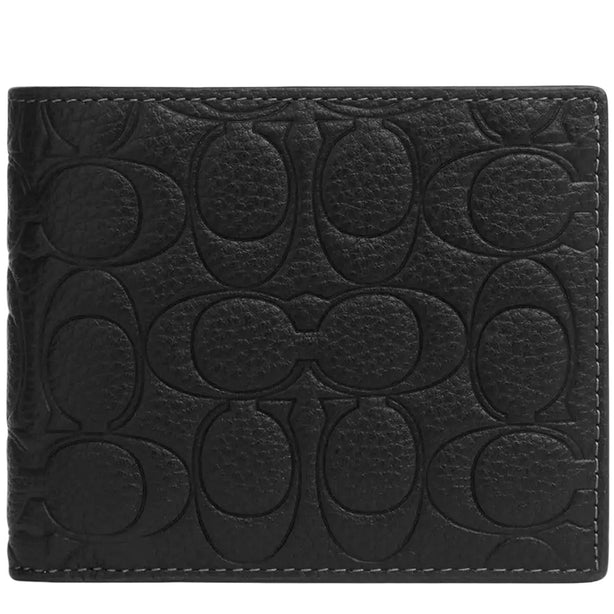 Coach 3-In-1 Wallet In Signature Leather - Black CEU69