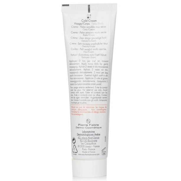 Cold Cream - For Very Dry Sensitive Skin - 100ml/3.3oz