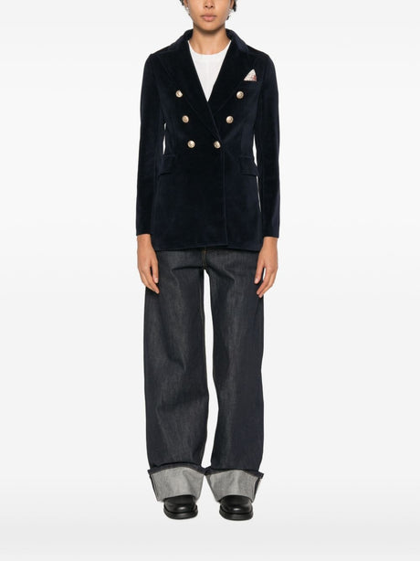 Cotton Double Breasted Jacket