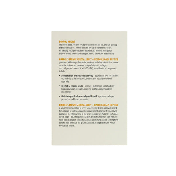 Kordel’s Japanese Royal Jelly + Collagen 60s