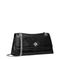 Kira Turnlock Napa Leather Shoulder Bag - Black