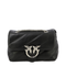Love Bag Puff Maxi Quilt Small Lambskin Crossbody - Black