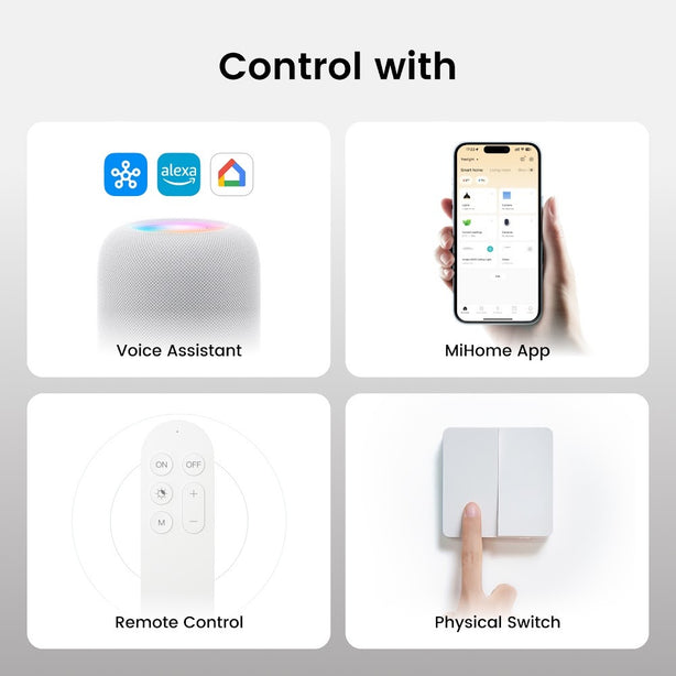 Yeelight Arwen Smart Ceiling light D500 (RGBIC + Back Light)