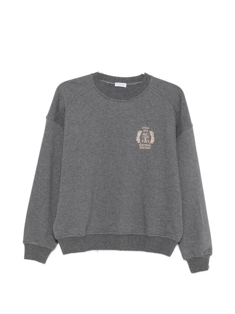 Coat of arms embroidered sweatshirt