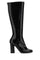 Black Leather Atomic Boots