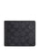 Coach Mens 3 In 1 Wallet In Signature Canvas - Charcoal Black