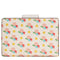 Coach Medium Corner Zip Wallet With Floral Print - Chalk Multi CFA17