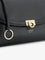 Ferragamo Leather shoulder bag with Gancini detail - Nero Testa Di Moro