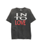 Saint Mxxxxxx Black Distressed Graphic Print T Shirt