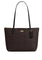 Coach Fiona Zip Tote Bag In Signature Canvas - Walnut/Black