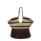 Goldentime Large Raffia Tote - Burgundy Stripe