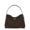 Suede Shoulder Bags - Brown