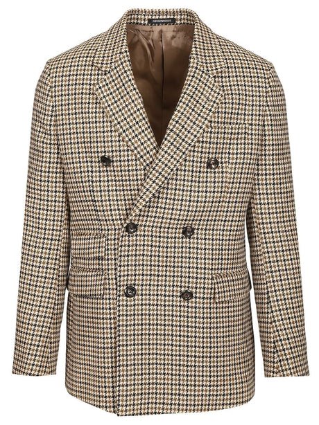 Emporio Armani Double-Breasted Jacket - Multi