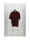 Celine RELAXED T-SHIRT - Burgundy / Off White