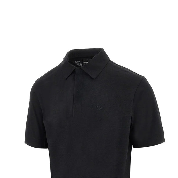 EMPORIO ARMANI Wool jersey polo shirt