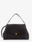 Toteme T-Lock Leather Shoulder Bag - Black
