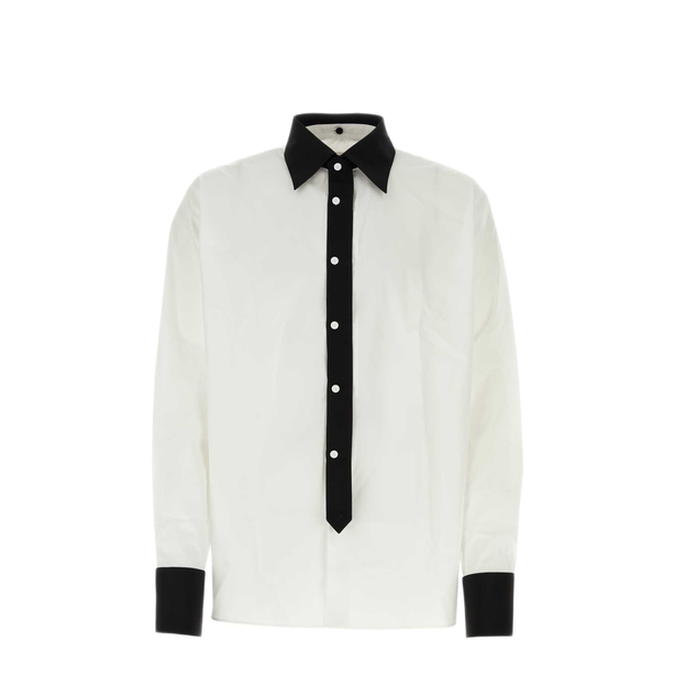 White Poplin Oversize Shirt