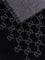 Gucci Double wool jacquard scarf with GG motif - Anthraciteblack