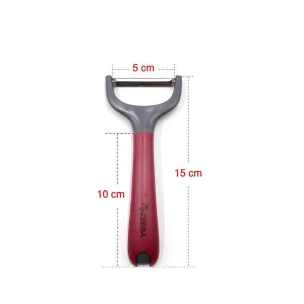 Zebra Together Y Shape Peeler Red Fruit Vegetable Peeler