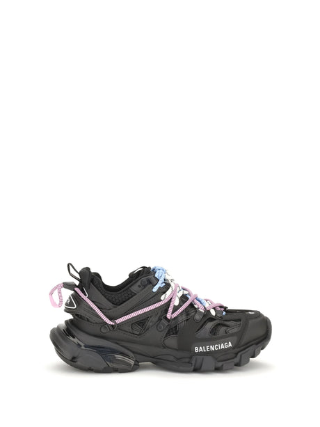 Balenciaga Track Trail Sneakers - Blk/Pink/Blue/Beige