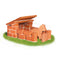 Teifoc Real Bricks Building Sets - Horse Stable