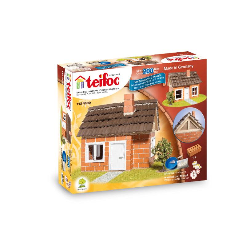 Teifoc Villa with Garage Construction Set and Educational Toy at