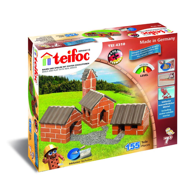 Teifoc Real Bricks Building Sets - Village Set