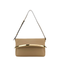 Beige Leather Shoulder Bag