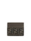 Fendi FF jacquard and leather Card Holder - Tab.Mr+Ebano