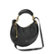 Banana Small Lambskin Hobo - Black