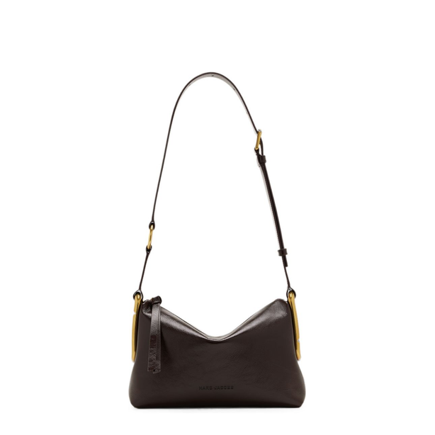 Scene Medium Crinkle Leather Shoulder Bag - Fondant