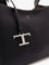 Tod'S Micro leather crossbody bag with iconic stitching on the front - Nero