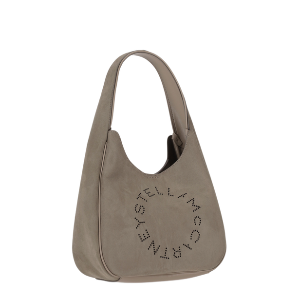 Medium Polyamide Shoulder Bag - Beige