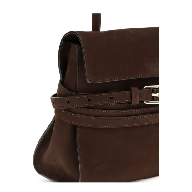 Tie Me Regular Calfskin Handbag - Dark Brown