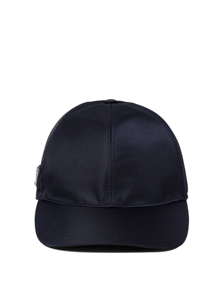 Prada Re-Nylon Baseball Cap - Blue
