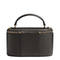 VLogo Signature Mini Grainy Calfskin Vanity Bag - Black