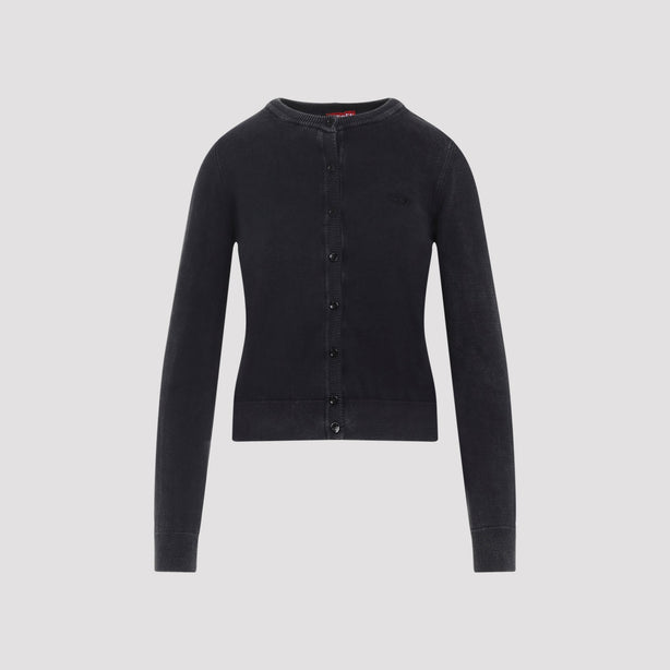 Black Cotton M Bethanie Cardigan