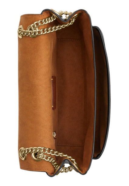 Coach Elodie Crossbody Bag In Signature Canvas - Walnut/Black