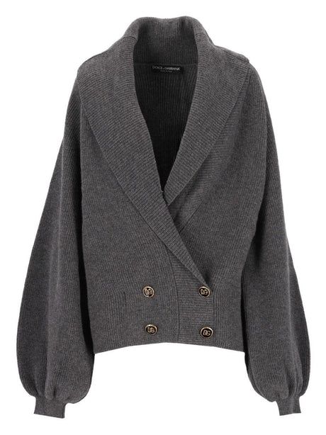 Dolce & Gabbana Buttoned Cardigan - Grey