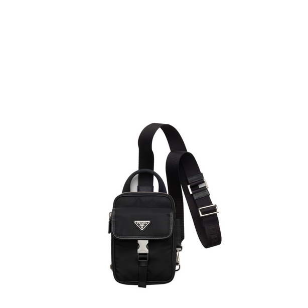 Saffiano Re-Nylon Smartphone Case - Black