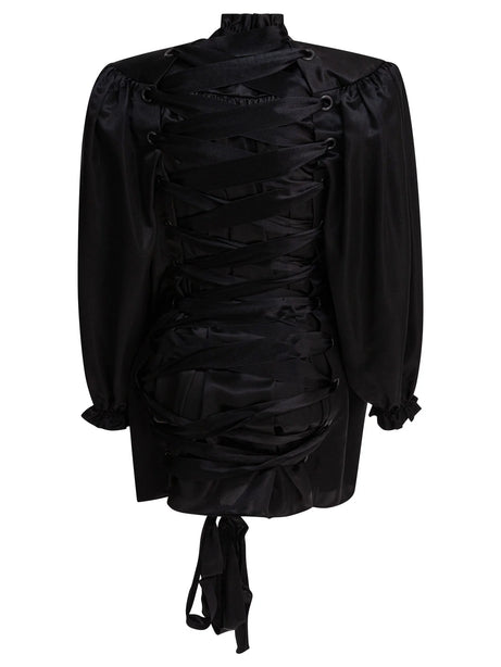 Balenciaga Lace-up blouse - Black
